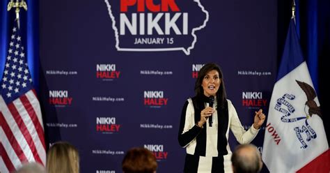 Nikki Haley looks for a strong showing, not necessarily a win, in Iowa caucuses